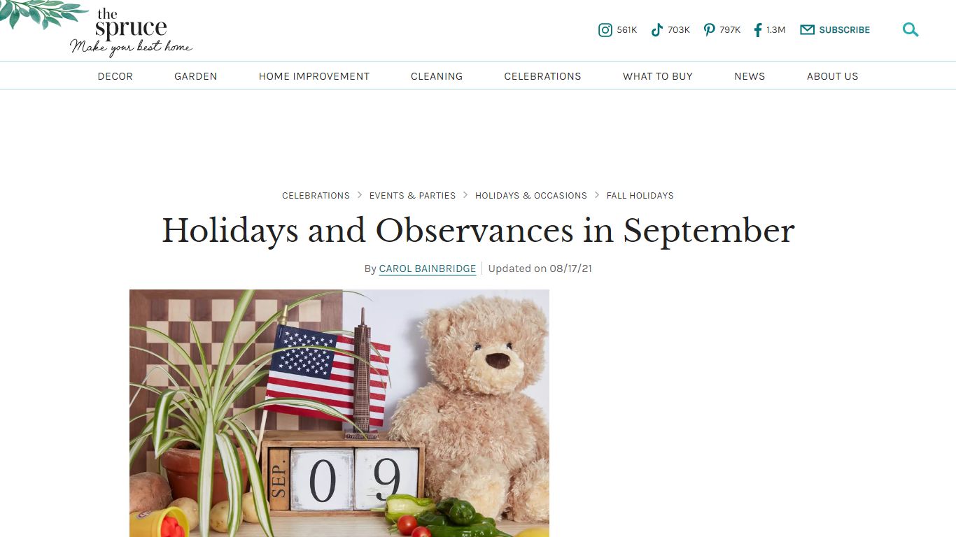 September Holidays and Observances - The Spruce